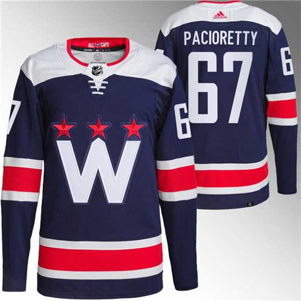 Men%27s Washington Capitals #67 Max Pacioretty Navy Stitched Jersey->washington capitals->NHL Jersey